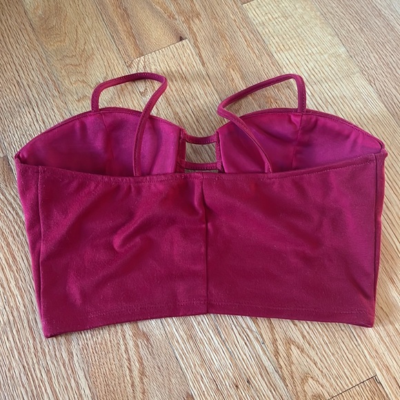 Red Crop Top - Picture 2 of 3